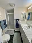 Guest room bathroom.